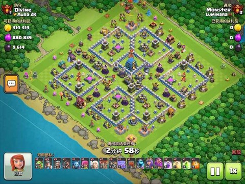 部落冲突12本怎么打资源